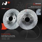 Front Drilled Brake Rotors for Chevrolet Equinox (2005–2006)