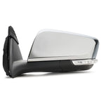 Left Side Mirror for Chevy Impala (2014–2020) w/Turn Signal, Memory, Chrome, 14 Pins