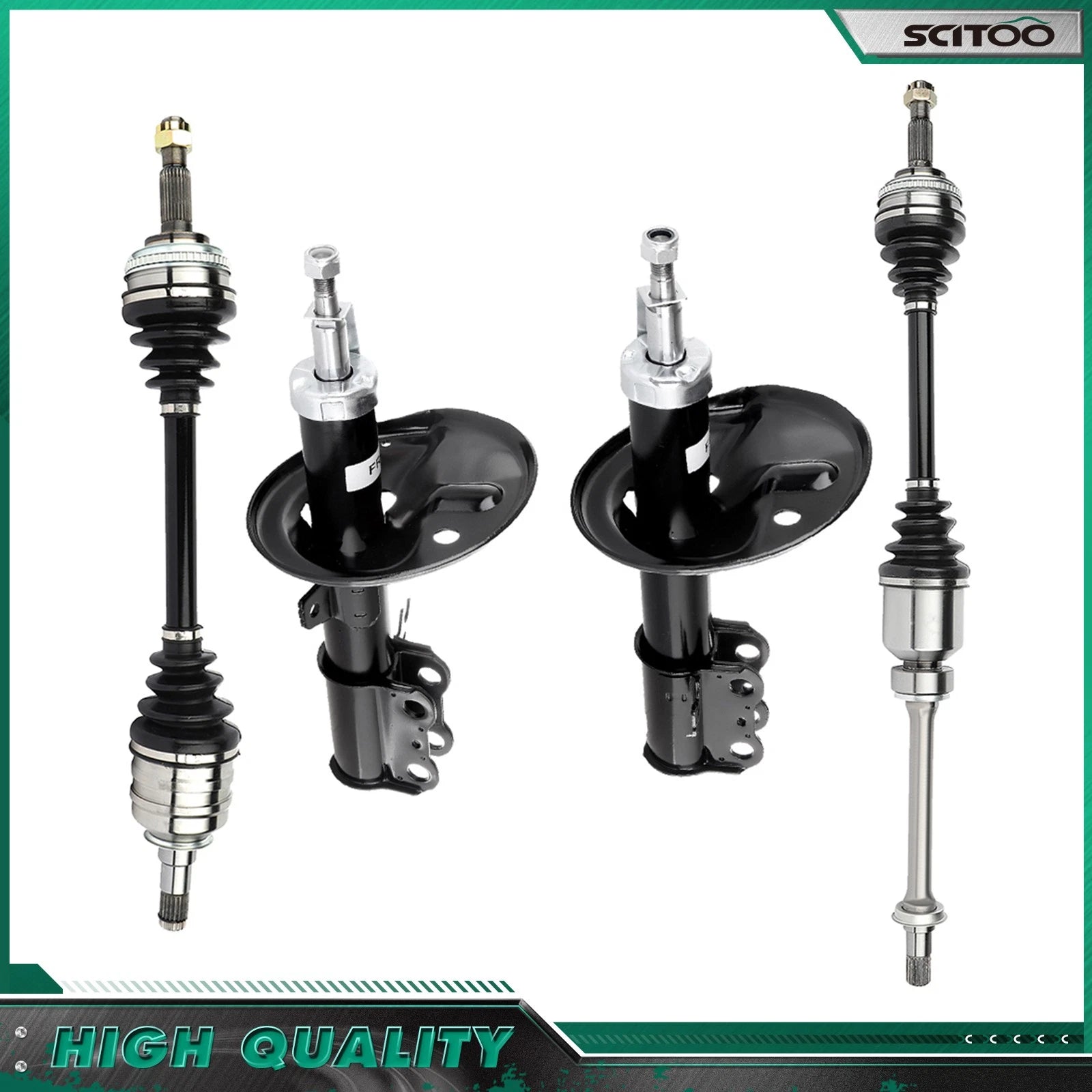 Front Shock Strut & CV Axle Shaft Assembly for Toyota Camry/Solara (1997–2001)