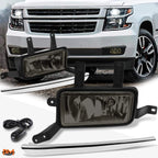 LED DRL Headlight Set for GMC Sierra/Yukon (1999–2007) Chrome Clear