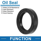 Set of 5 Oil Seal Rotary Shaft Seal for Various Models (25x35x8mm)