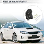1 Pc Gear Shift Knob Cover for Subaru Impreza (2017–2023) Pebbled Black Beige