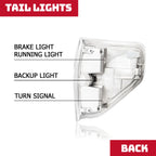 Set of 2 Rear Tail Lights for Ford F150 F-150 Pickup (2009–2014)