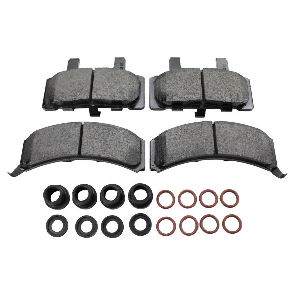 Set of 4 Akebono ProACT Front Ceramic Brake Pads for Cadillac Chevrolet Dodge GMC