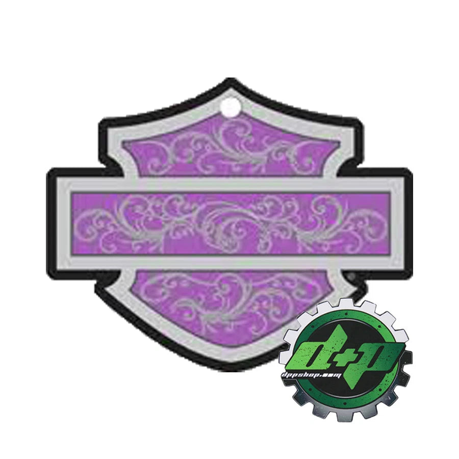 2X Purple Bar & Shield Air Freshener for Harley Davidson (Fits All Models)