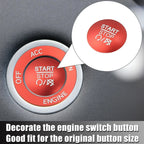 Engine Push Start Button Sticker Kit for Dodge Charger Challenger Durango (2015-2023)
