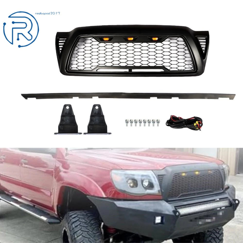 Matte Black Mesh Grille Kit for Tacoma (2005–2011)