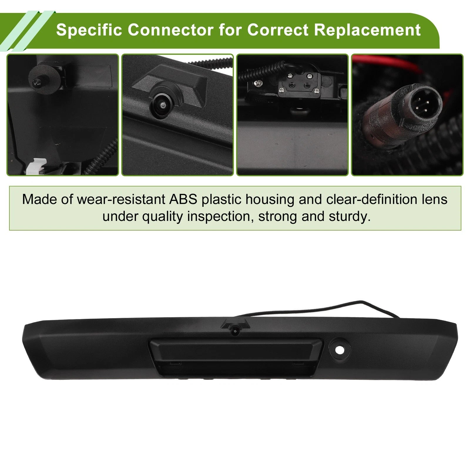 Tailgate Handle with Backup Camera No.HC3Z-9943400-NB for Ford F-250 (2017–2022)