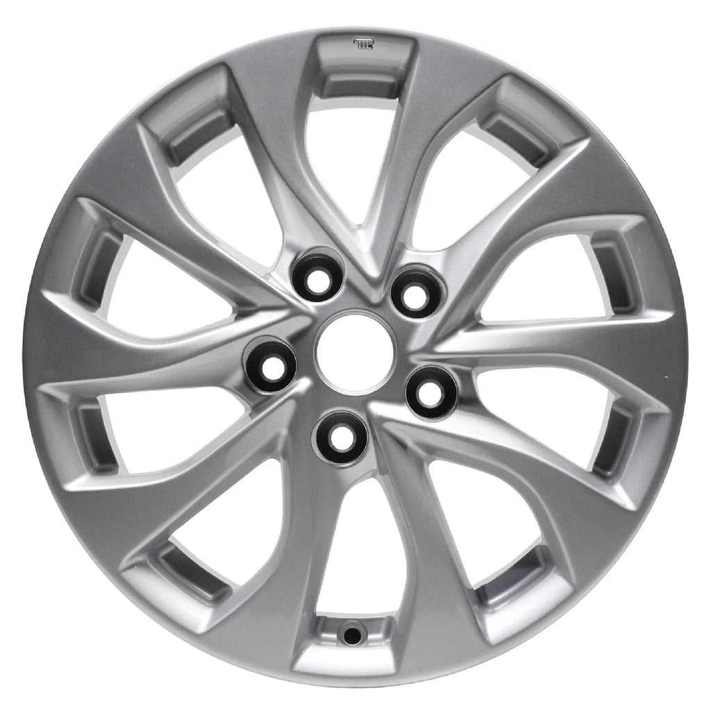 16" Silver Rim by JTE Wheels for 2016-2018 Nissan Sentra (16x6.5)