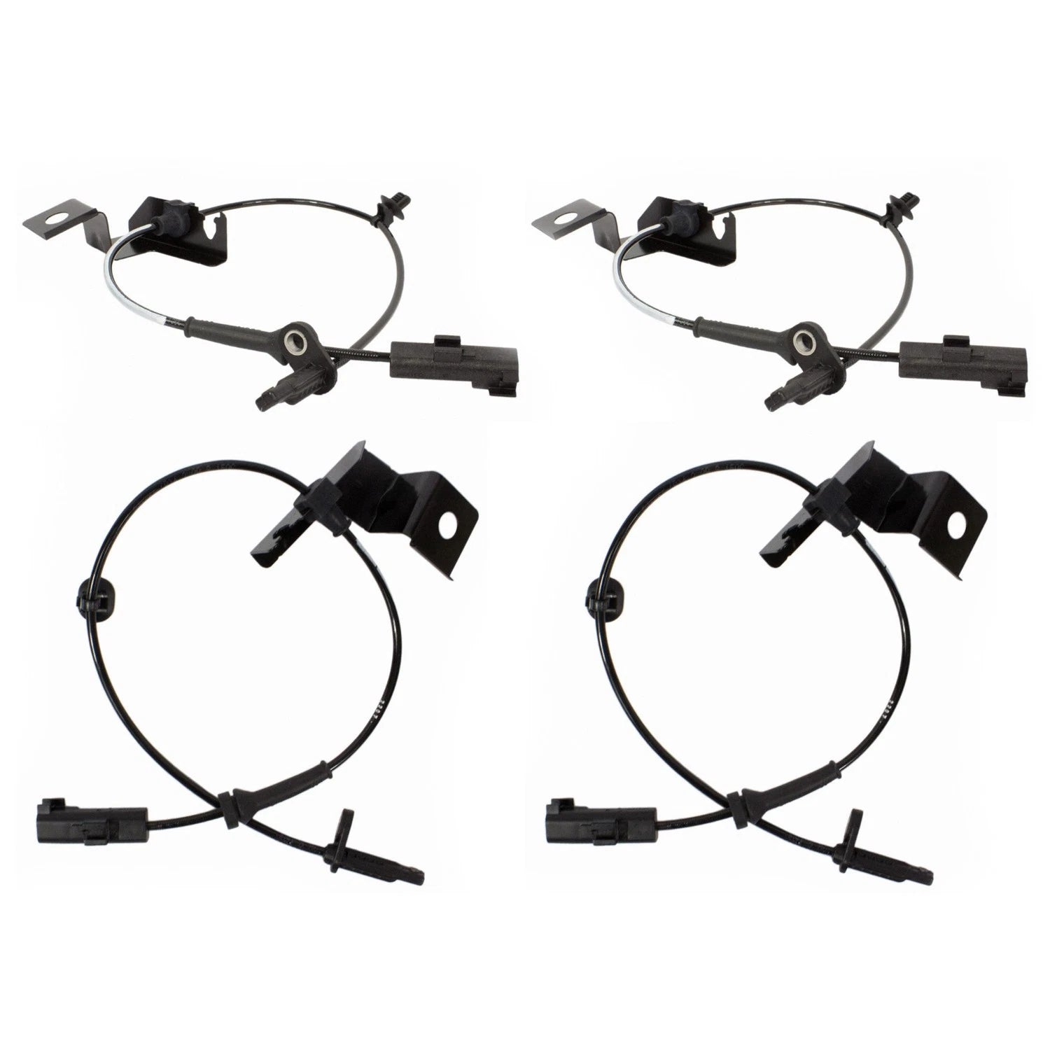 Set of 2 Motorcraft Front Left & Right ABS Sensors for Ford Fusion Lincoln MKZ (2013–2020)