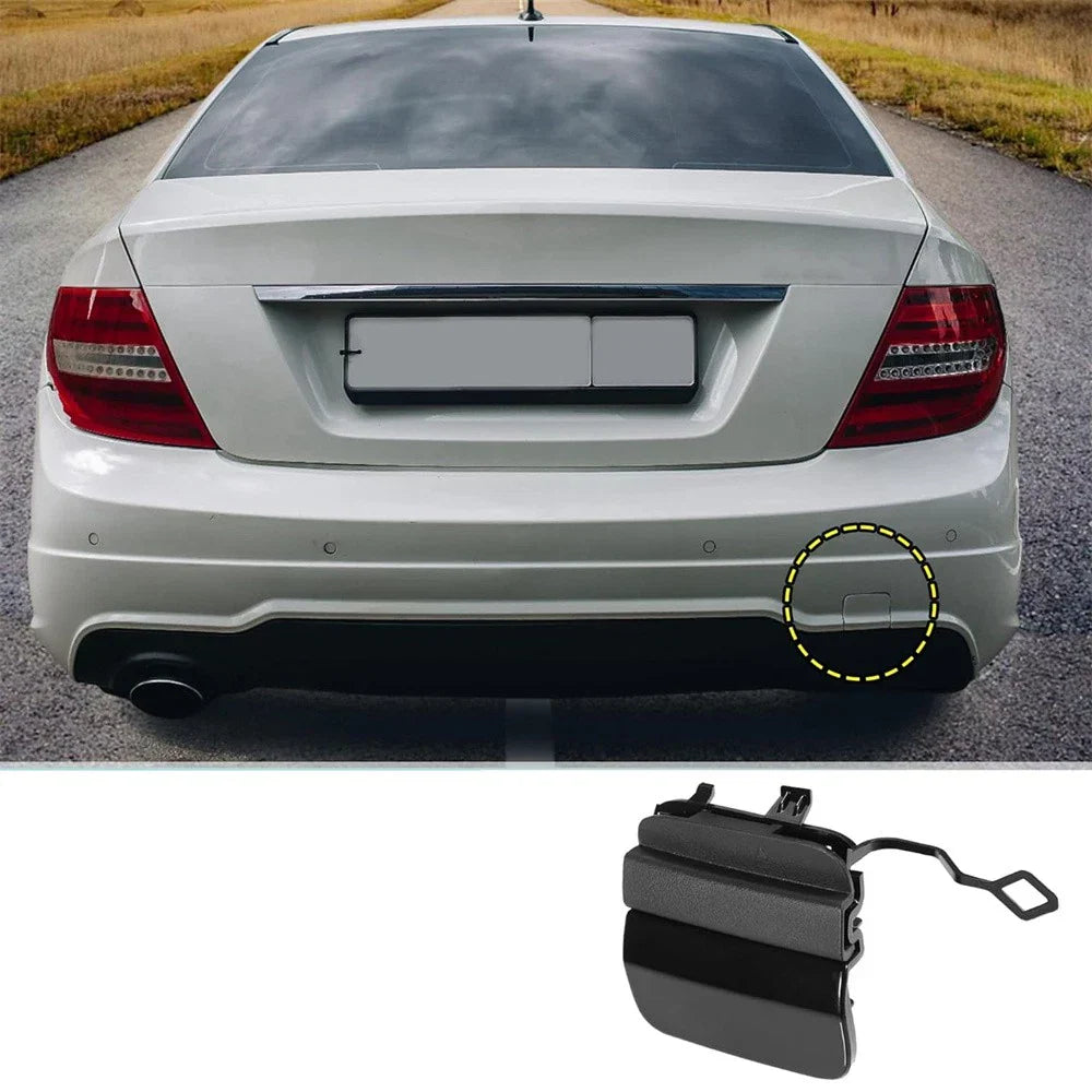 Benz Rear Right Bumper Tow Hook Cover Cap Plastic (2015-2020)