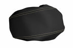 Leather Console Lid Armrest Cover for Ford Focus (2008–2011) Black Beige Stitch