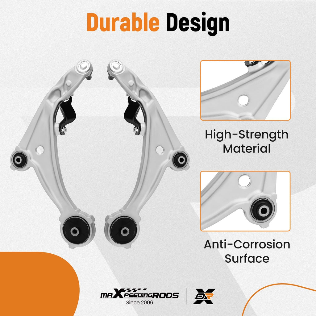Complete Front Control Arm Kit with Tie Rods for Nissan Altima (2007-2013)