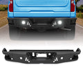Full Width Black Steel Rear Bumper with LED for Chevy Silverado 1500 LTD (2022)