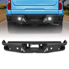Full Width Black Steel Rear Bumper with LED for Chevy Silverado 1500 LTD (2022)