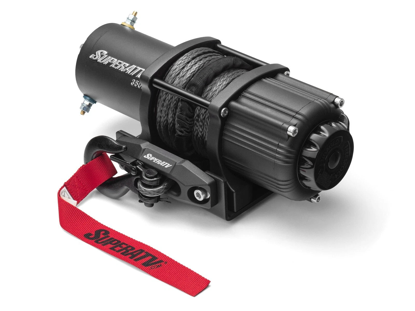 3500 lb Synthetic Rope Winch for ATV UTV with Wireless Remote (2010–2023)