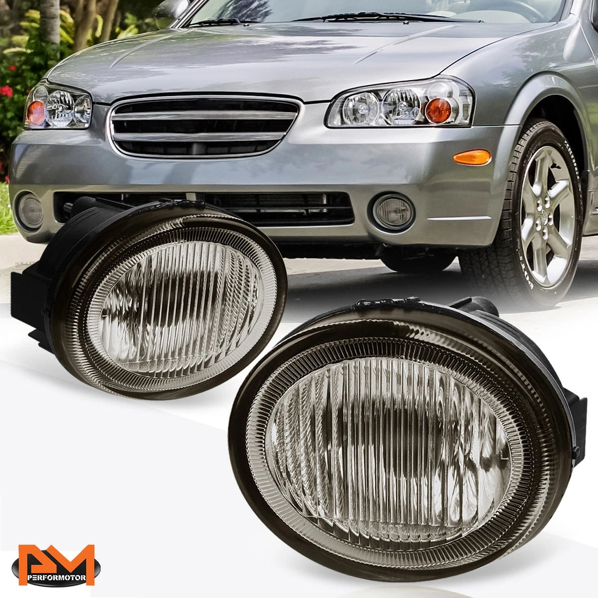 Direct Replacement Headlight for Mazda 626 (1998–1999) Smoked Lens