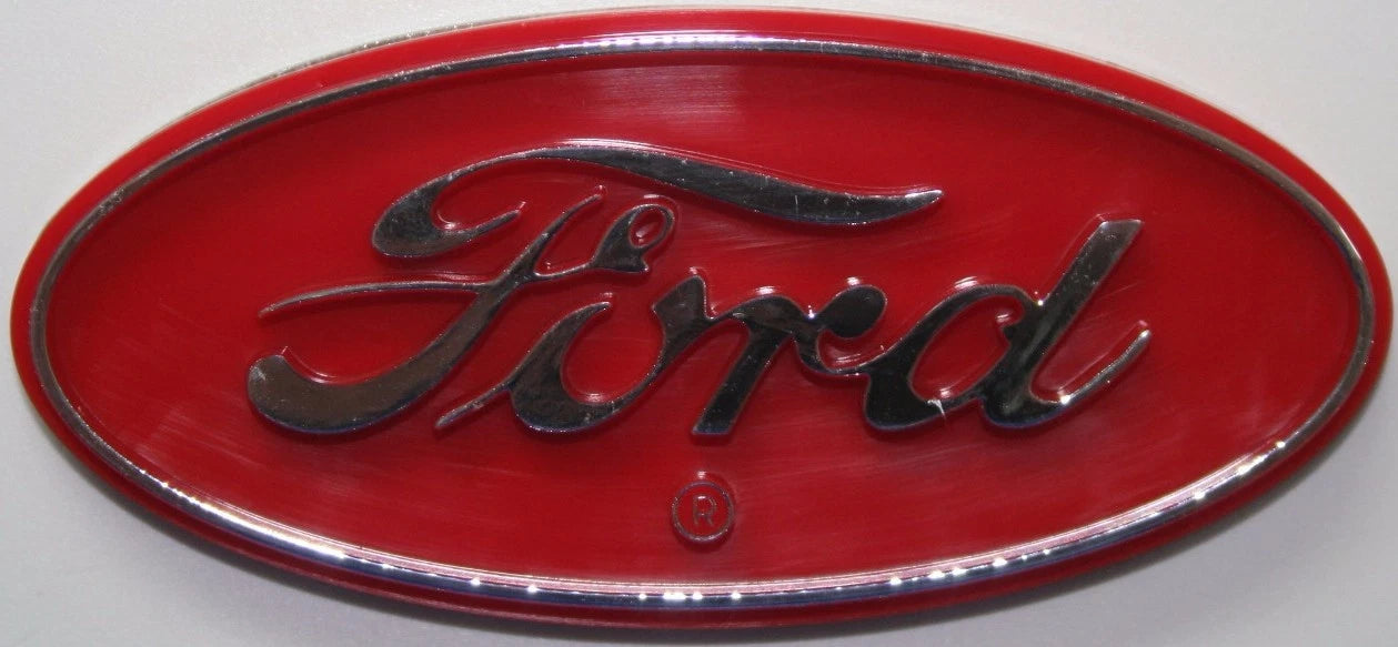 3D Emblem Decal Sticker for Ford Tractor (Farm Red Logo)