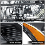 Set of 2 Amber Corner Headlight Lamps for Ford Focus (2008–2011)