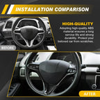 Carbon Fiber Steering Wheel Cover for Honda Civic (2006-2011)