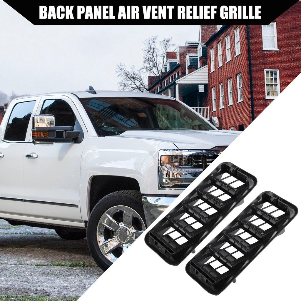Set of 2 Back Panel Air Vent Grilles for GMC Chevrolet Silverado 