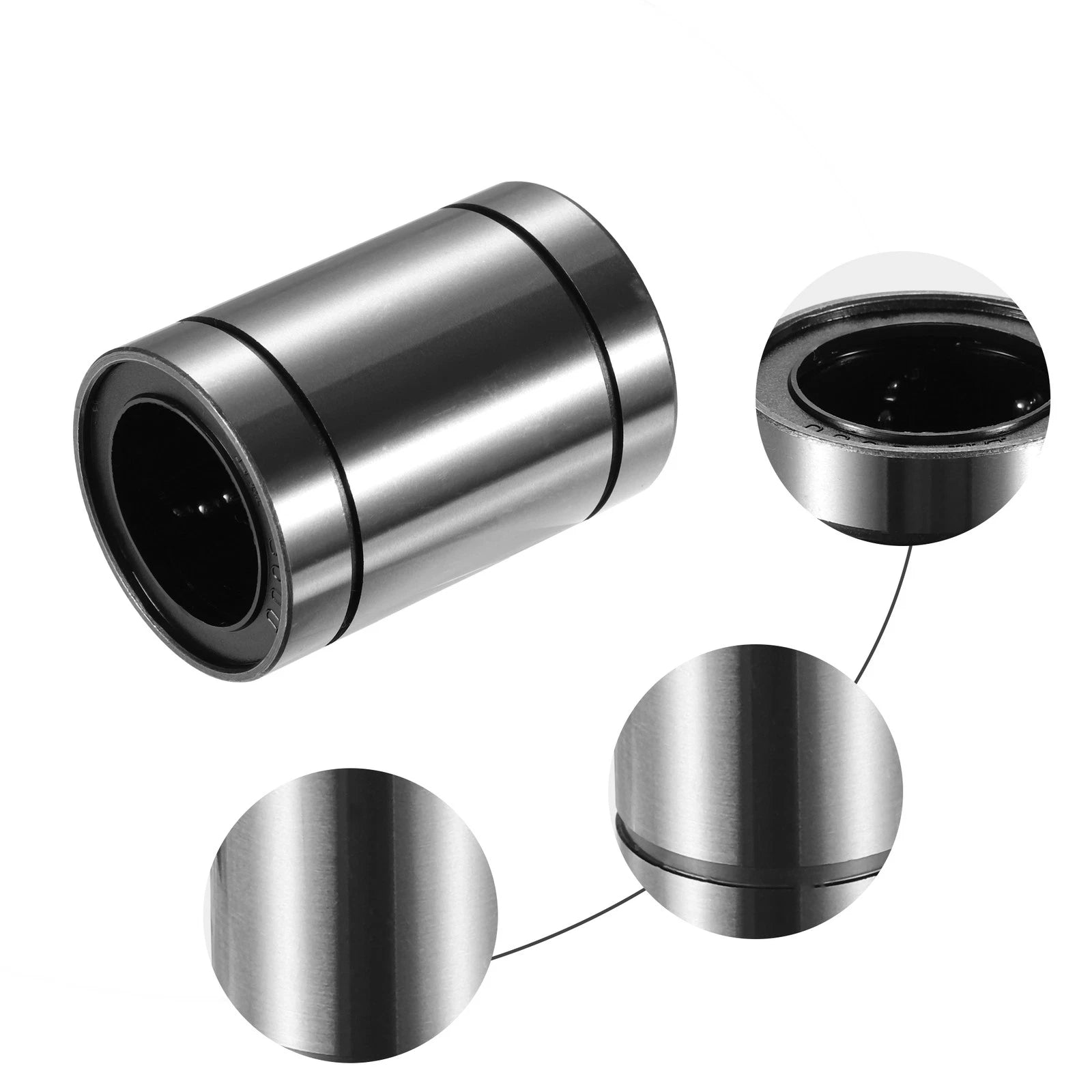 2 Pcs LM30UU Linear Ball Bearings for Car (30mm ID x 45mm OD x 64mm)