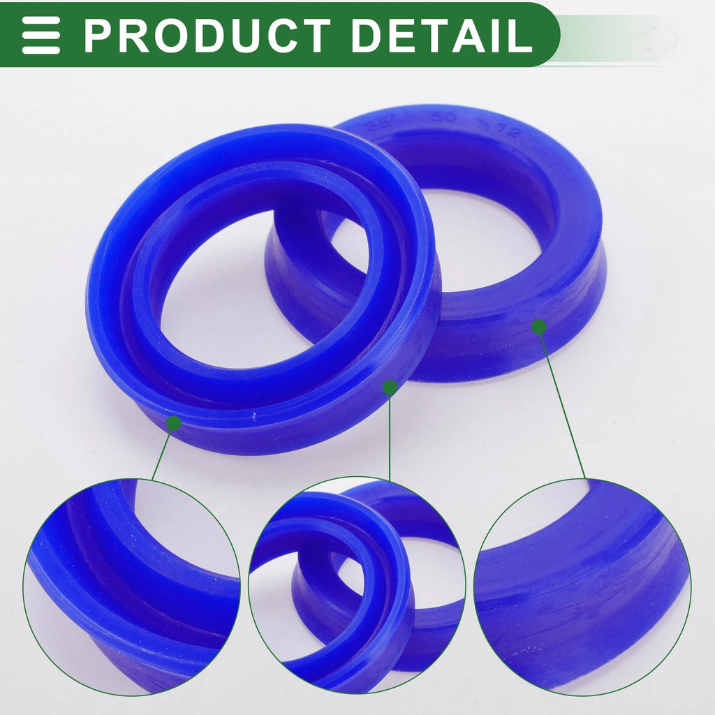 Set of 5 Oil Seal Rotary Shaft Seal 35x50x12mm High Pressure TPU