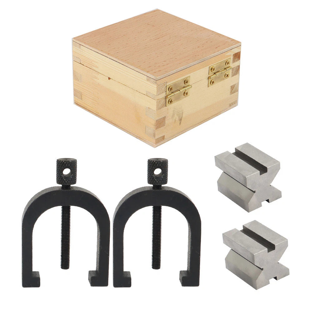 Set of 2 Vee Blocks for Precision Engineers Clamp (90 Degree)
