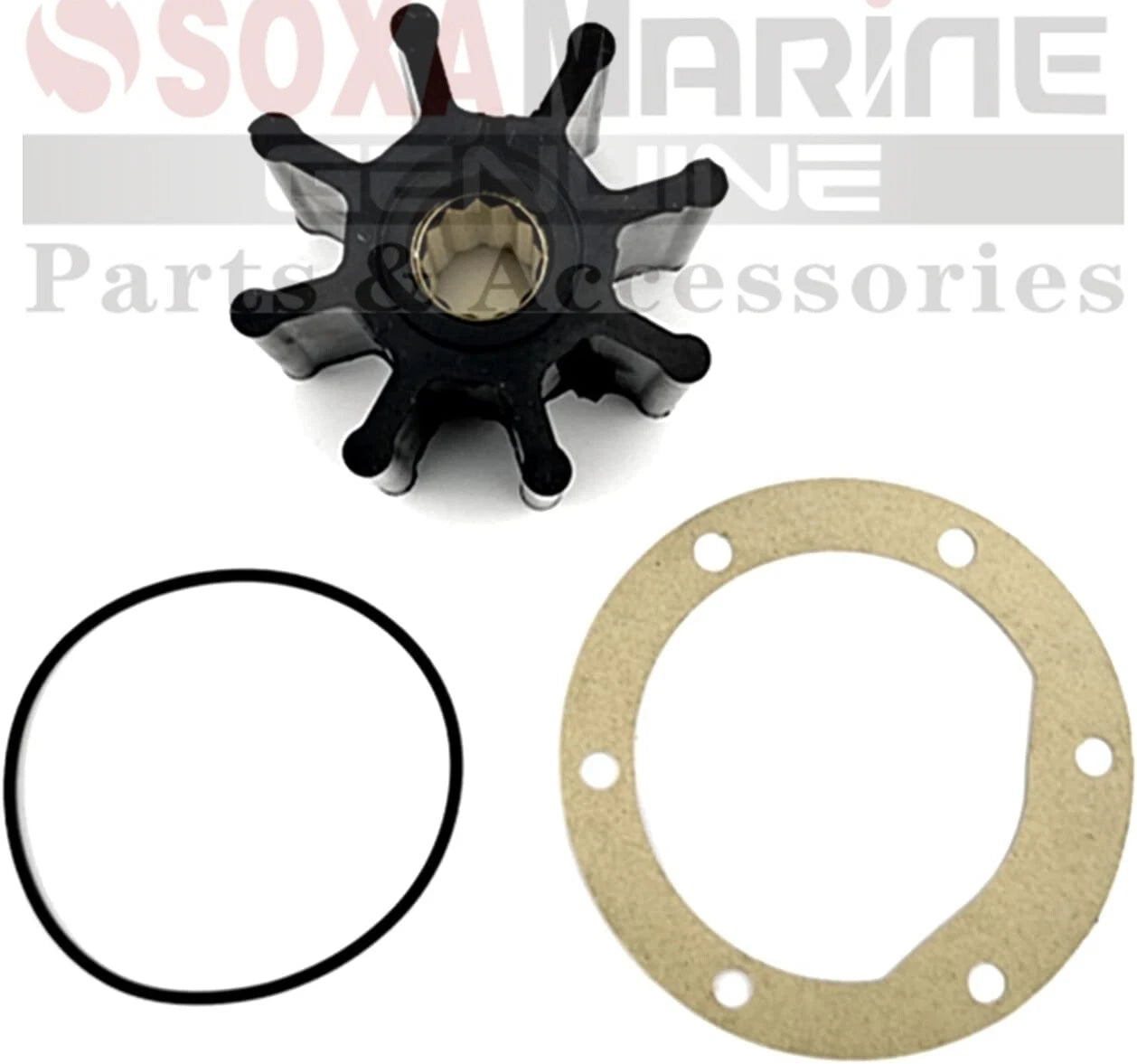 Neoprene Impeller Repair Kit for Johnson Raw Sea Water Pump (09-1028B, 18-3077)
