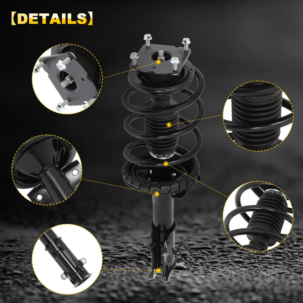 Set of 2 Front Complete Struts for Ford Mustang (2011–2014)