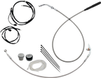 EZ Install Kit for Harley Davidson (18" Handlebars, Upper Clutch, Braided)