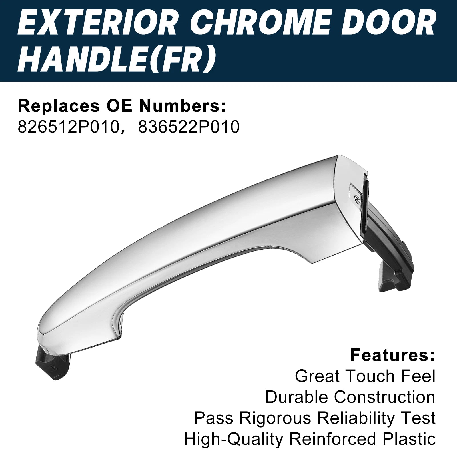 Exterior Left Rear Outside Door Handle for 2011-2015 Kia Sorento (Driver Side)