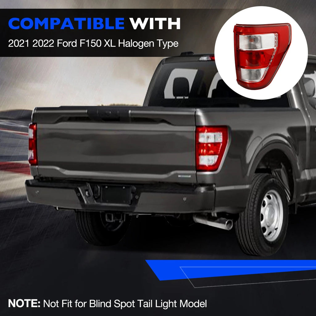 Rear Right Halogen Tail Light for Ford F-150 (2021-2023)