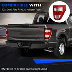 Rear Right Halogen Tail Light for Ford F-150 (2021-2023)