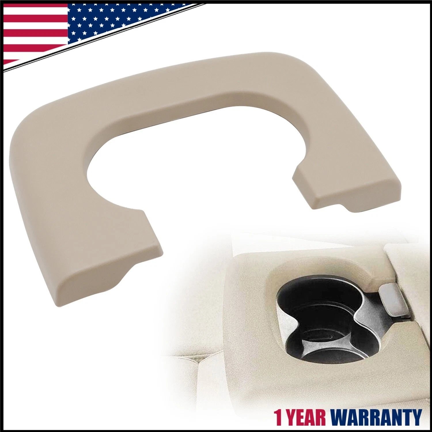 Center Console Cup Holder Armrest Pad for Ford F150 (1997–2003)