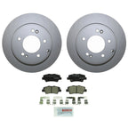 Rear Brake Kit 284mm Disc Rotors & Bosch Ceramic Pads for Hyundai Azera, Kia Optima (2006–2017)