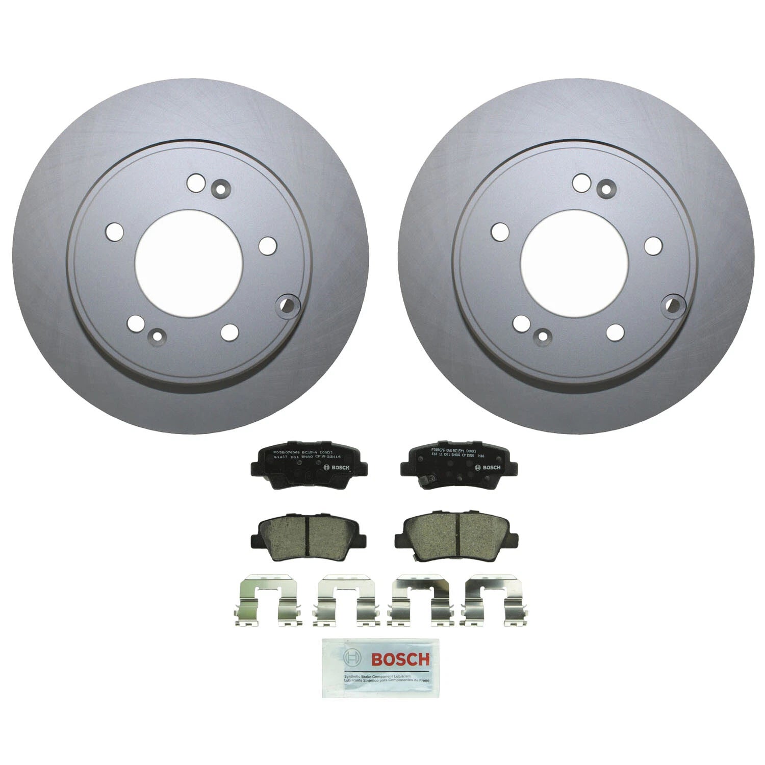Rear Brake Kit 284mm Disc Rotors & Bosch Ceramic Pads for Hyundai Azera, Kia Optima (2006–2017)