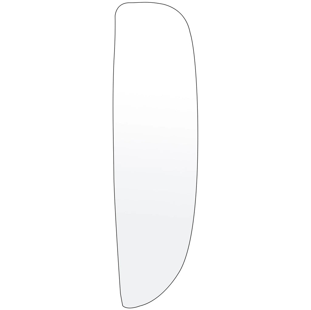Lower Towing Mirror Glass for Ford E-150 E-250 E-350 E-450 (Driver Left Side)