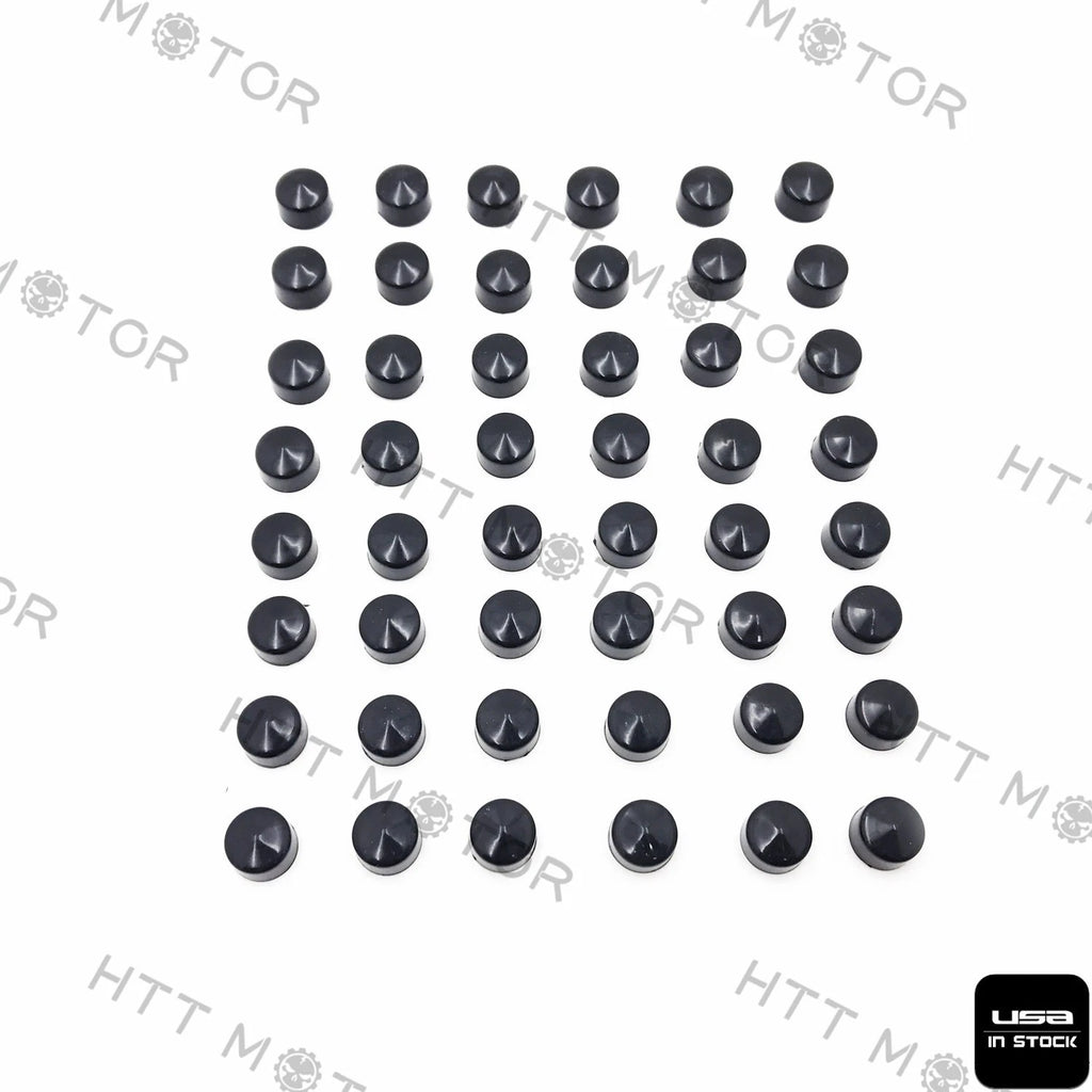 48X Black Cap Cover Kit for Harley Sportster (1984–2003)