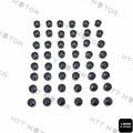 48X Black Cap Cover Kit for Harley Sportster (1984–2003)