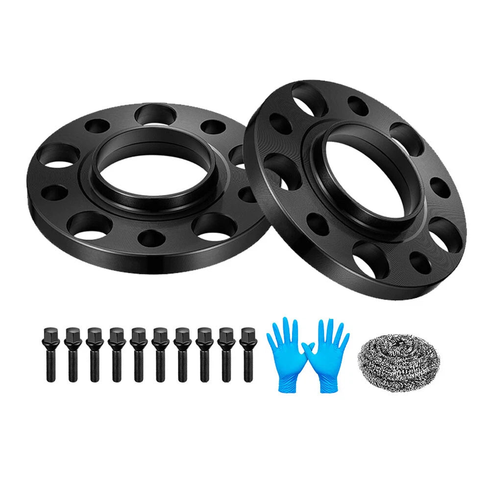 2X 15mm Hubcentric Wheel Spacers 5x120 12x1.5 for BMW E36 E46 E60 E90 M3 (1992–2013)