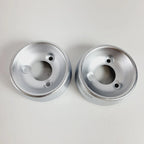 Screamin Eagle Satin Chrome Muffler End Caps for Harley Fat Bob (2018–2023) 65100123