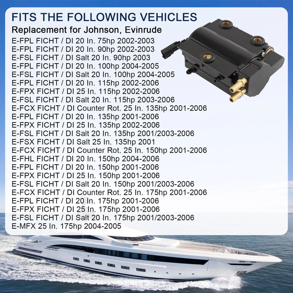 Fuel Pump Vapor Separator for Johnson Evinrude Etec (2004-2023)