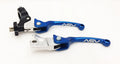 2X Front Brake Clutch Perch Levers for Yamaha Raptor 700 (2006) - Blue