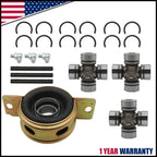 Front Rear Prop Shaft Bearing Carrier & U-joint for Polaris RZR S 900 1000 XP (2015–2021)