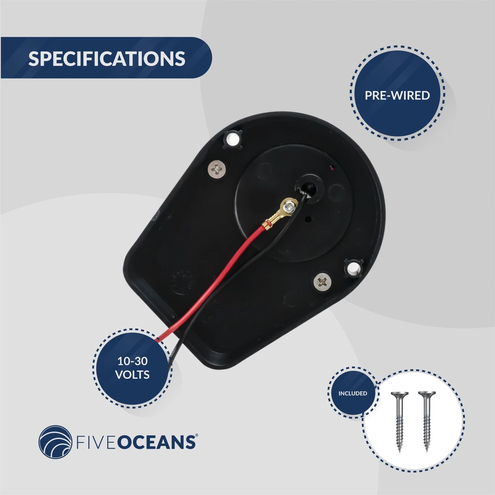 LED Navigation Bow Light & 360 Anchor Light for Marine Boats (12V) FO4429-C1
