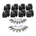 Set of 8 Ignition Coils & 16 Iridium Spark Plugs for Mercedes V8 (4.3, 5.0)