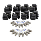 Set of 8 Ignition Coils & 16 Iridium Spark Plugs for Mercedes V8 (4.3, 5.0)