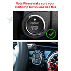 Ignition Push Start Button Decor Cover for Ford F-150 Raptor (2017-2020)
