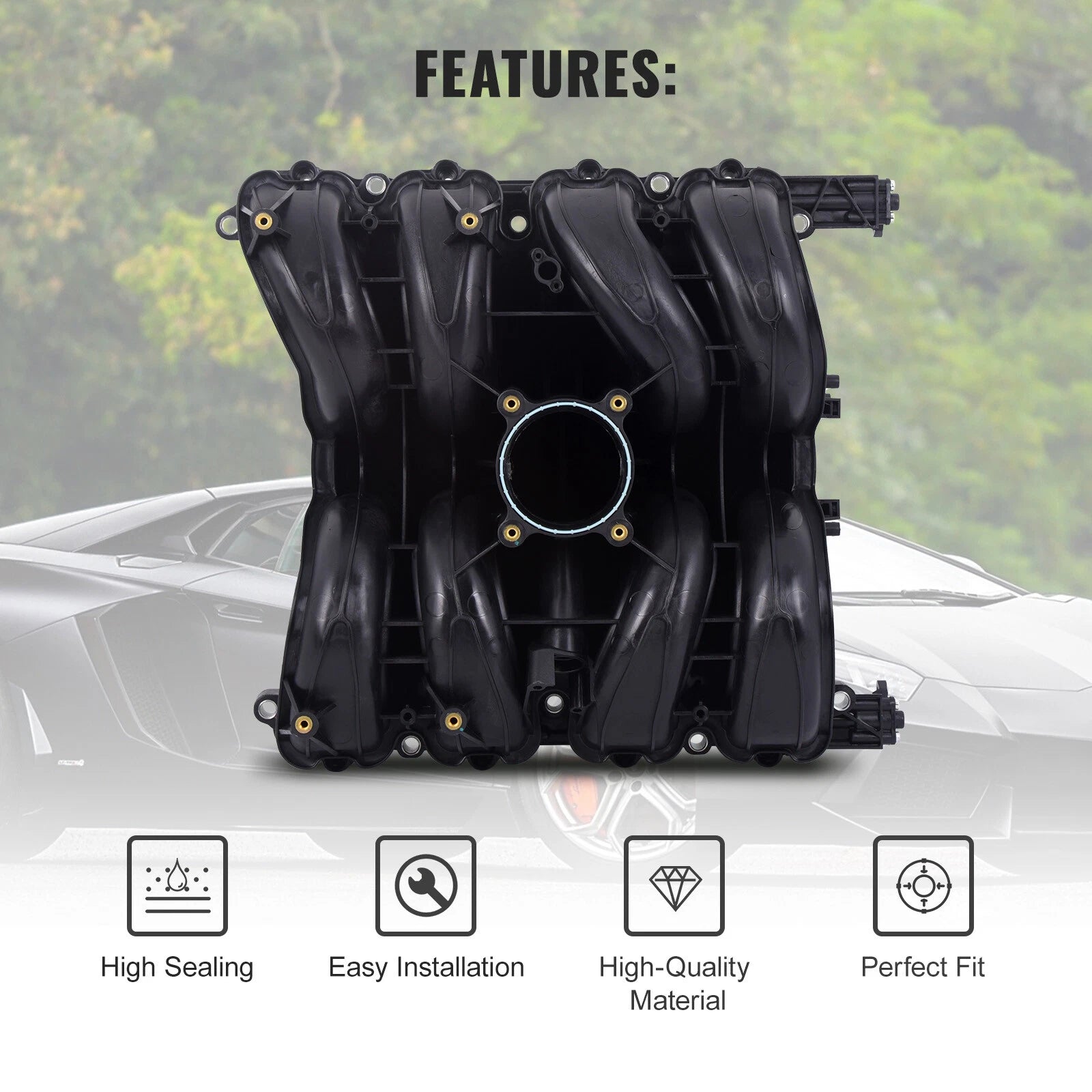 Upper Engine Intake Manifold for Ford F150 F250 F350 Super Duty (2004–2008)